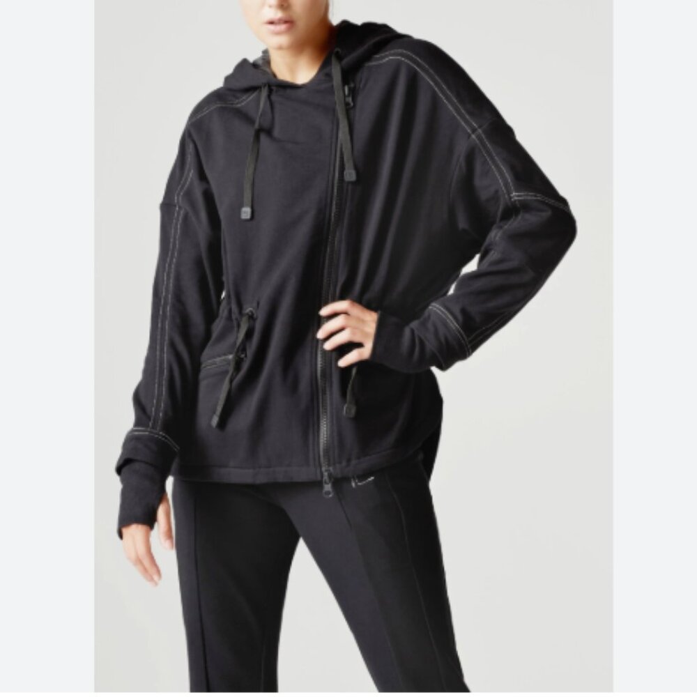 Blanc Noir | Yolo Stitch Anorak French Terry Hoodie